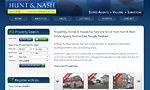 Screenshot of Hunt and Nash homepage