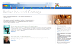Screenshot of Beckers homepage