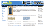 Screenshot of JML homepage
